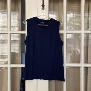Everlane navy The Cotton Muscle Tank
